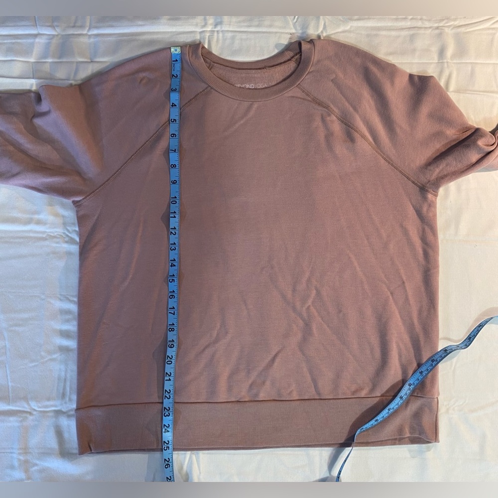 Beyond Yoga  pullover cut out elbow (intended) pink Size L  EUC - Picture 7 of 9